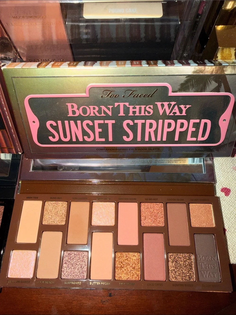 Too Faced Sunset Stripped & the natural nudes Eyeshadow Palette SET